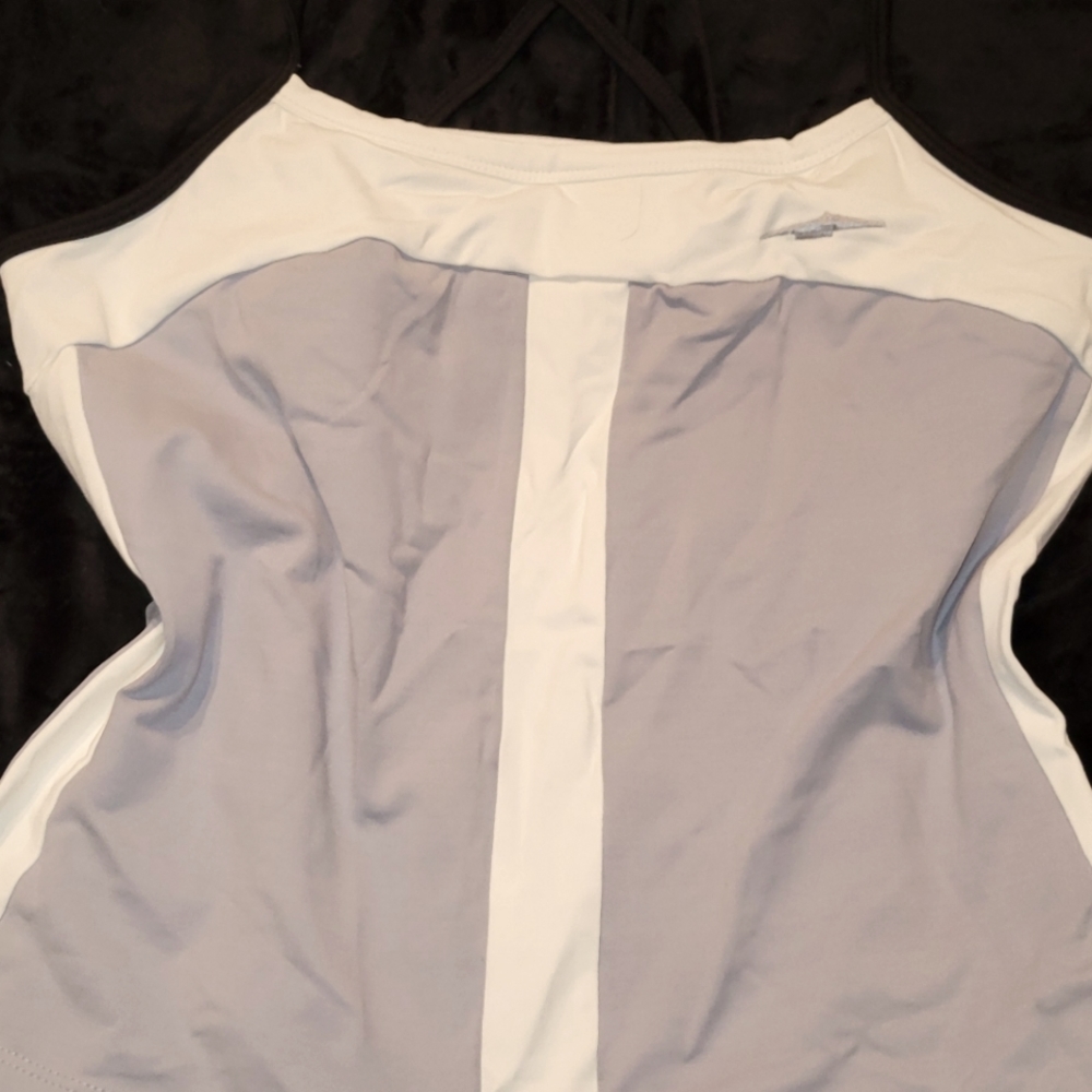 Women's workout top spaghetti cris cross staps